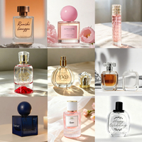 Bouteilles de parfum en verre vides avec pompe pulvérisatrice, fond épais, 30ml, 50ml, 100ml, personnalisables, rechargeables, vente en gros OEM