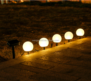 Lampes solaires de <span class=keywords><strong>jardin</strong></span> de petite taille à usage extérieur, indice de protection IP65, LED blanc chaud, matériau ABS, <span class=keywords><strong>longueur</strong></span> 4 m, batterie incluse, installation facile, <span class=keywords><strong>jardin</strong></span> - Product Image 1