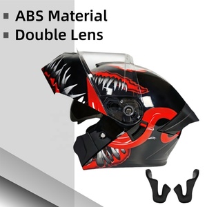 ベノムオートバイヘルメットDOT認定カバーなしヘルメット - Product Image 3