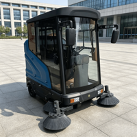 Nettoyeur balayeuse électrique industrielle haute pression nouvelle génération, efficacité 160 000 m/h, réservoir d'eau de 300 L pour grandes surfaces