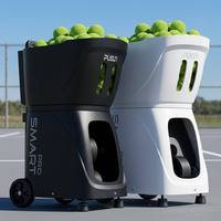 Machine à balles de tennis exceptionnelle Pusun PT-Smart Pro, lanceur de pickleball, robot d'entraînement, équipement avec programme d'entraînement personnalisé