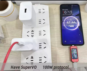 Caricabatterie Originale 120W Adattatore Tipo-A per Oneplus Oppo Realme Super Vooc Ricarica Rapida Cavo USB <span class=keywords><strong>One</strong></span> <span class=keywords><strong>Plus</strong></span> 12 11 Nord CE 3 10 - Product Image 5