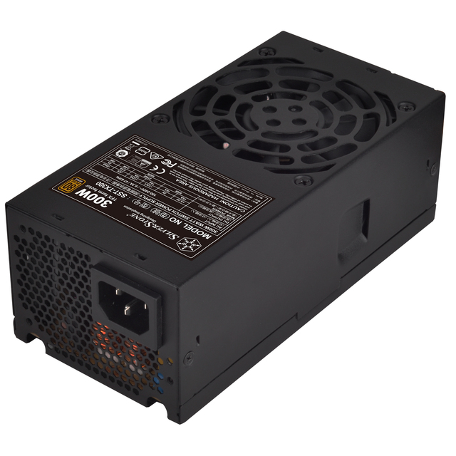 SilverStone Technology SST-TX300 300 Watt TFX Computer Power Supply 80 Plus Bronze One PCIe Connector Desktop Server Use Stock