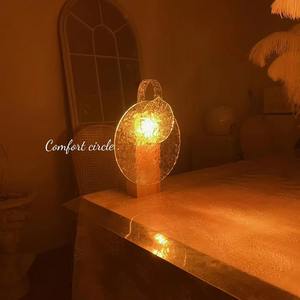 Rotating Water Ripple Light Ambient Ins Romantic Sunset <strong>Lamp</strong> <strong>Wooden</strong> Table <strong>Lamp</strong> Projection Light - Product Image 4