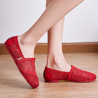 Nouveauté Mode Dames Toile Chaussures Espadrilles Femmes 2025 Chaussures Plat Casual Sneaker Haute Qualité Vente En Gros Pas Cher