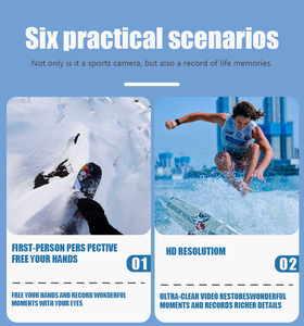 Action <span class=keywords><strong>Cam</strong></span> Tascabile con Schermo da 1,47 Pollici 2K WiFi con Custodia di Ricarica Registratore Video 4K Mini Telecamera Sportiva Magnetica per Animali Domestici e Vlogging - Product Image 3