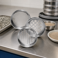 Tamis de laboratoire en acier inoxydable 304 de 20 cm pour l'analyse de poudres, conforme à la Pharmacopée, de fabrication directe usine