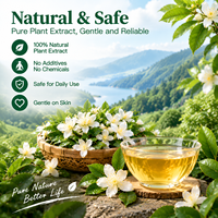 Huile essentielle de thé blanc 100% pure naturelle écologique Linalool Carvacrol Antibactérien Distillée à la vapeur Savons Bougies Soins de la peau