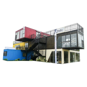 Bâtiment administratif modulaire, structure en acier, écologique, isolé, conteneur design, maison préfabriquée de luxe <span class=keywords><strong>Granny</strong></span> 40 pieds - Product Image 1