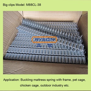 Clips de clinchage CL-38 de 8.8mm laminent à froid des attaches en acier <span class=keywords><strong>pour</strong></span> des cages métalliques haute résistance Durable Foshan Factory Direct - Product Image 6