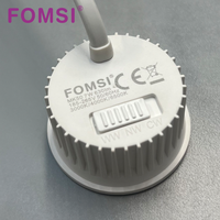 FOMSI 3CCT LED Module d'interrupteur à glissière 7W Spot Led Module Ampoule GU10 MR16 LED Type fendu Source de lumière LED remplaçable