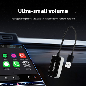 กล่องสตรีมมิ่งมัลติมีเดียในรถยนต์แบบไร้สาย Carplay Android Auto 2 in 1 ดองเกิล USB Carplay อะแดปเตอร์ Carplay ไร้สายสำหรับ Apple ZC12A - Product Image 2