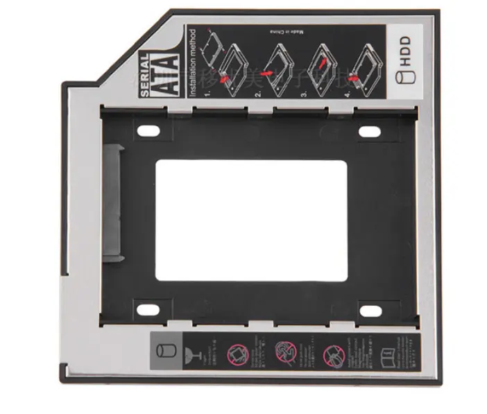 Suporte de disco rígido hdd caddy semi de alumínio, 2.5