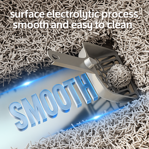 Fabrik Großhandel XL Edelstahl Katzen toilette Hohe Wandseite für kleine/große/Multi Katzen Kein Geruch Metall Katzen toilette mit Schaufel - Product Image 4