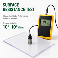 Impression de signe personnalisé panneau en plastique ESD antistatique feuille de verre organique acrylique PMMA givré