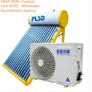 Hot 100L 120L 200L 300L SS304 Non-Pressurized Low Pressurized Vacuum Tube Electric Water Heaters DIY Solar Water Heater