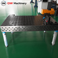 Table de soudage en fonte flexible 3D D28, banc de travail modulaire pour la soudure robotisée de structures en acier, taille personnalisée