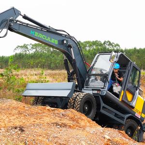 XUVOL Spécialisé dans les machines forestières, excavatrice sur pneus Xuvol pour la canne à sucre avec grappin à bois, chargeur de bois - Product Image 2