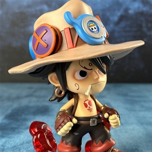 17Cm Q Edition Bonne Qualité Une Pièce PVC Mignon Anime Dessin Animé Modèle Jouet Luffy Frère Anime Figure Portgas <span class=keywords><strong>D</strong></span> <span class=keywords><strong>Ace</strong></span> - Product Image 5