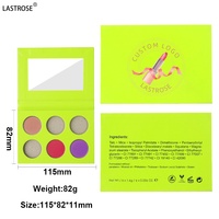 Palette carrée en gros Palette de fard à paupières végétalienne multicolore paillettes imperméable à l'eau Offre Spéciale poudre maquillage marque privée usage naturel