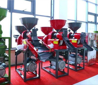 Machine combinée de décorticage, de broyage et de décorticage de céréales pour ferme (soja, maïs, riz paddy, blé) avec moteur haute capacité, marque SXV