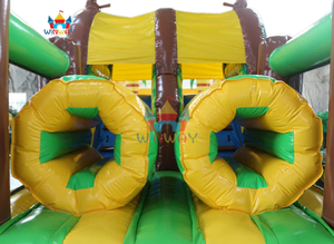 Circuito de Obstáculos Inflable Safari en la Jungla - Casa de Brinco con Temática Animal de Grado Comercial con Tobogán para Alquiler en Fiestas Infantiles - Product Image 3