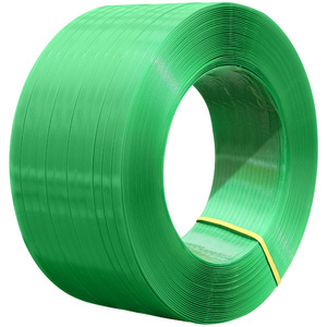 Pet Green Plastic Steel Strapping 0.8mm 10kg Economy Grade For Cardboard Box Packaging Durable Binding <b>Straps</b> - Product Image 1