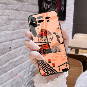 Ốp Đ<span class=keywords><strong>i</strong></span>ện Thoạ<span class=keywords><strong>i</strong></span> Kính Cường Lực Thiết Kế Totem Châu Phi In Tùy Chỉnh Cho Iphone 13 12 14 Pro Xr Xs Se 2020 Ốp Cho S10 S22 Coque - Product Image 5