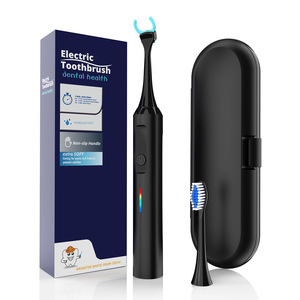 IPX7 su geçirmez şarj edilebilir elektrikli diş pensesinde etkili Oral Indentermal diş plak için ipi fırça kafaları değiştirin - Product Image 1