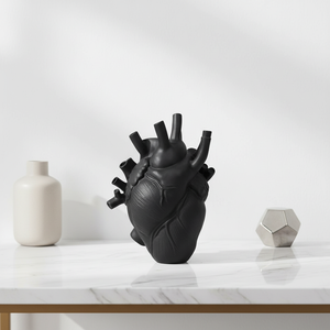 <span class=keywords><strong>Vaso</strong></span> a Forma di Cuore Anatomico in <span class=keywords><strong>Resina</strong></span> Dipinto a Mano, Composizione Floreale Creativa, Decorazione da Tavolo per Casa e Ufficio - Product Image 4