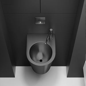 Bar de salle de bain d'hôtel moderne KTV Bain de <span class=keywords><strong>bouche</strong></span> ivre Mural en acier inoxydable 304 Induction Vomiting Basin - Product Image 3