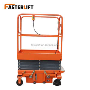 Platform Kerja Udara Hidrolik Elektrik 6m, Scaffolding Mobile, Man Lift untuk Pertanian dan Gudang - Product Image 1