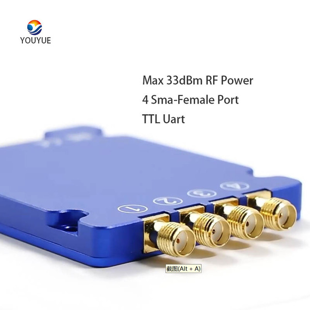 Long Distance 8m UHF RFID Access Control Card Reader Module 4-Port for Distant Applications
