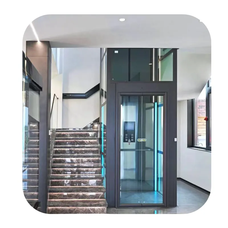 Personalizado villa elevador fácil instalado hidráulico casa villa elevador elevador parede montado mercadorias elevador plataforma