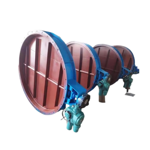 Regulador de Flujo de Aire para Conductos de Gran Diámetro con Brida, para Gases de Combustión de Calderas y HVAC, Estilo -20-300C - Product Image 4