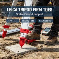 Trípode de Topografía de Alta Resistencia Compatible con Teodolito Leica, Estación Total, Repuestos de Topografía para Medición en Campo de Ingeniería