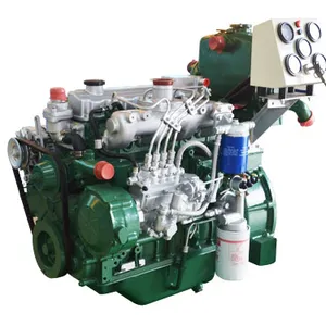 Yuchai Mesin Diesel Laut Perahu 40HP 50 HP, Mesin Pendingin Air 4 Silinder