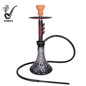 Ensemble de narguilé diversifié Pipe à eau Accessoires de fumée d'eau Bouteille en verre diablement conçue Pipe à eau ChiCha Shisha - Product Image 4
