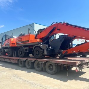 Nouvelle conception d'excavatrice mobile sur roues de 14,8 tonnes, pour la construction et l'agriculture, haute puissance de creusement - Product Image 6