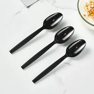 Wholesale Eco Friendly Pp Plastic Cutlery Set Salad Disposable Flatware Plastic Fork Knife Spoon