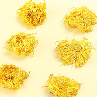 Vente en gros de thé aux herbes chinoises chrysanthèmes en soie dorée thé roi des chrysanthèmes séchés chrysanthèmes royaux en soie dorée pour le thé