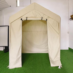 Abri de <span class=keywords><strong>voiture</strong></span> extérieur portable en acier inoxydable Tuoye avec parois latérales amovibles pour parking simple taille 2x2m - Product Image 2