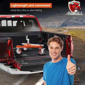 Chariot de remorque Ambull 3500 lb avec boule de 2 po et 2-5/16 po, réglable en angle, adapté aux camping-cars, bateaux, motos, jet-skis - Product Image 6