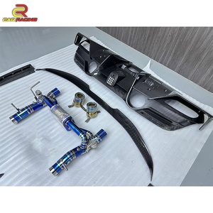 Kit de Carrocería MSY de Fibra de Carbono Seca para Ferrari F8: Lip Delantero, Difusor Trasero, Spoiler, Faldones Laterales y Rejillas de Ventilación - Product Image 6