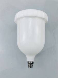 <span class=keywords><strong>Pistolet</strong></span> à pulvérisation en plastique à alimentation par gravité de haute qualité M16*1.5 <span class=keywords><strong>avec</strong></span> filetage et couvercle - 600 ml, version noir et blanc pour pistolets à air comprimé de 1,3 mm - Product Image 2