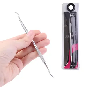 High Quality Customized Stainless Steel Nail Pedicure Tool 2-in-1 Toenail File Ingrown Toenail Lifter Superior Beauty Tool