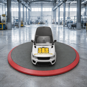 Plateforme tournante galvanisée pour véhicules 5,5 m 3-6 tonnes – Plateau tournant automatique pour parking <span class=keywords><strong>privé</strong></span> et exposition en showroom - Product Image 1