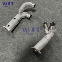 Collecteur d'échappement en acier inoxydable haute performance pour Porsche 991.2 Carrera PSE 2017-2019