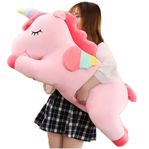 Khổng Lồ Unicorn Đồ Chơi Sang Trọng Mềm Nhồi Bông Unicorn Plushie Đồ Chơi Búp Bê Động Vật Ngựa Đồ Chơi Cho Trẻ Em Cô Gái Gối Quà Tặng Sinh Nhật - Product Image 1