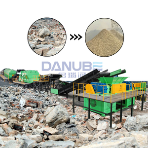 Ligne de tri des déchets de construction, usine de recyclage des déchets municipaux, machine de tri des déchets - Product Image 1